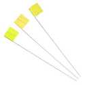 21-Inch Yellow Stake Flags, 100-Pack 