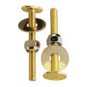 5/16 X 2-1/4-Inch Solid Brass Tank To Floor Bolt Set 2-Pack