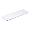 12-Inch X 48-Inch White Soft Edge Shelf Board