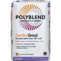 25-Pound Natural Gray Polyblend Sanded Grout