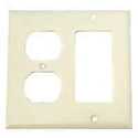 Ivory Decorative Combination Wall Plate