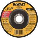 DeWALT Dw4518 Type 27 Grinding Wheel, 7/8 In Arbor, 24-Grit, Aluminum Oxide, 4-1/2 In Dia