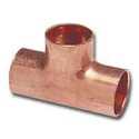 3/4 x 1/2 x 3/4-Inch Wrot Copper Pipe Tee