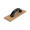 Qlt Series Hand Float, Comfort Grip Handle, 1/2 In Thick Blade, Mahogany Blade