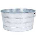 15 Gal Round Hot Dipped Steel Tub
