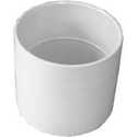 4-Inch White PVC Sewer And Drain Pipe Coupling