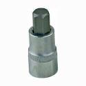 1/4-Inch Tip 3/8-Inch Drive Chrome Vanadium Fractional Hex Bit Socket