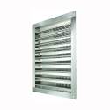 24-Inch X 14-Inch Rough Opening Silver Aluminum Dual Louver  