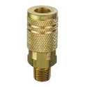 1/4-Inch Brass Male Npt 1/4-Inch I/M Style Coupler 