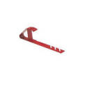 Red Powder-Coated Steel Adjustable Fixed Roof Bracket