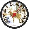 Indoor/Outdoor White Tail Deer Thermometer