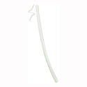 Flexible Fill Valve Refill Tube With Clip, 1/4 In Od X 9 In L, Plastic