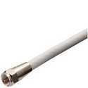 25-Foot White RG6 Coaxial Cable