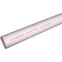 1/2 in. PVC Pressure Pipe, 10 ft. - Schedule 40, Solid Wall, Plain End