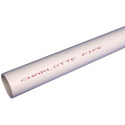 3/4 in. PVC Pressure Pipe, 4 ft. - Schedule 40, Solid Wall, Plain End