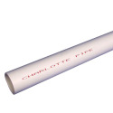 1 in. PVC Pressure Pipe, 1 ft. - Schedule 40, Solid Wall, Plain End