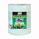 5-Gallon  White Barn And Fence Paint  