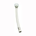Ez Series Toilet Supply Tube, 3/8-Inch Compression Inlet, 7/8-Inch Ballcock Outlet, 12-Inch Length
