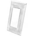 American Hardware Mobile Home Wall Plate 1 Gang 2-3/4 In Lx4-1/2 In W White