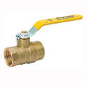 1/2-Inch Fpt X Fpt 2 Ports Brass Ball Valve