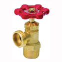 Boiler Drain Valve, 3/4 In Connection, Mpt X Hose, 125 PSI Pressure, Brass Body