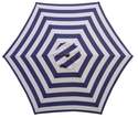 9-Foot Navy/White Outdoor Umbrella