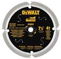 7-1/4-Inch X 4-Tooth Diamond Tooth Saw Blade, For Cutting Hardie Plank