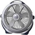 20-Inch Wind Machine Gray 3-Speed Floor Fan