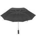 21-Inch Black Compact Nylon Umbrella