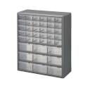 14-7/8 x 18-1/2-Inch Gray Plastic 39-Drawer Storage Cabinet  