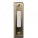 2-3/4-Inch Rectangular Gold Lighted Wired Push Button