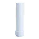 White Plastic Universal Cup Dispenser For 3, 5, And 10-Gallon Water Coolers   