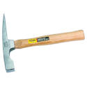 24-Oz Hcs Head 11-3/8-Inch Oal Clear Handle Brick Hammer 