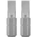 #6 x 1-Inch Slotted Insert Bit 2-Pack