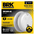 Interconnect Hardwired Smoke Detector With Voice Alarm