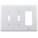White Decorator Wall Plate