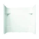 55 x 60-Inch White Vikrell Bath/Shower Wall Set 
