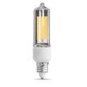 35-Watt Equivalent T4 E11-Miniature Candelabra Warm White Dimmable LED Light Bulb, 1-Pack