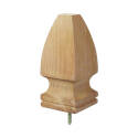 6-3/4-Inch White Pine French Gothic Post Top  
