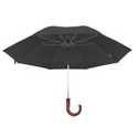 21-Inch Black Compact Umbrella