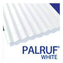 12-Foot White Corrugated Roofing Panel