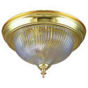 Single Light Flush Mount Ceiling Fixture, 120 V, 60 W, 1-Lamp, A19 or CFL Lamp