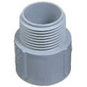 2-1/2-Inch Gray Schedule 40 And 80 Male Terminal Adapter