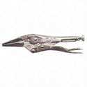 4-Inch Long Nose Steel Locking Pliers With Wire Cutter