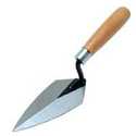 Pointing Trowel, 7 in L Blade, 3 in W Blade, Steel Blade, Hardwood Handle