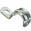 Conduit Strap, 1/2 in, Steel, 4/BAG, Galvanized