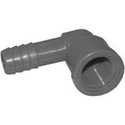 1/2-Inch Gray Polyethylene Combination Hose To Pipe Elbow