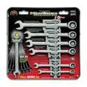 Ratcheting Combination Wrench Set Metric 7-Piece