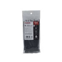 6-inch 40-Pound Black Cable Tie, 100-Pack