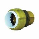 SharkBite Uip140a Connector, 1 In Push-Fit, 1 In Mnpt